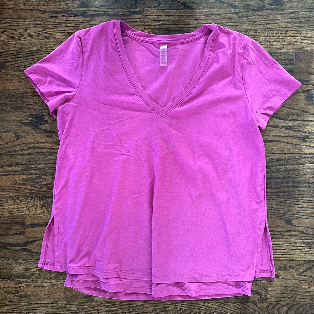 Beyond Yoga Womens Featherweight Cozy Cover Nursing T-Shirt Size S Maternity